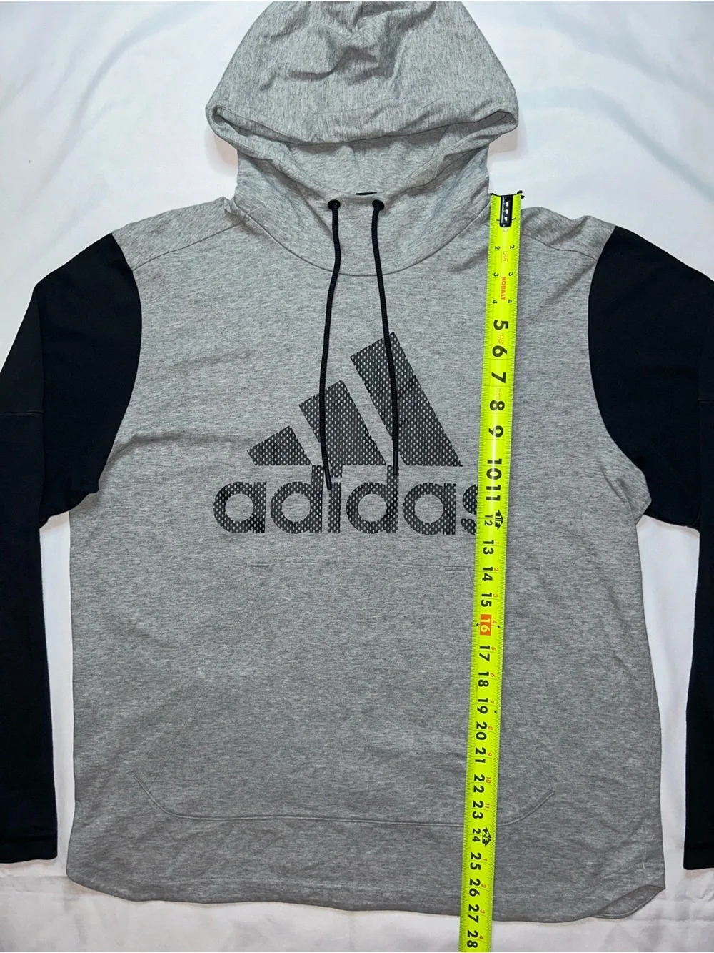 Adidas Gray Black Performance Hoodie Men’s L Gym